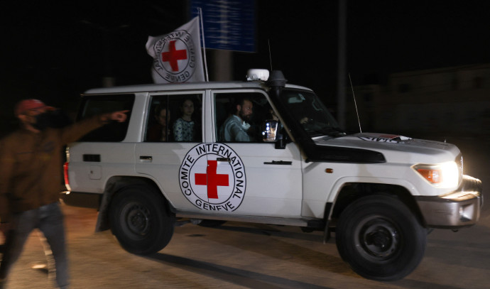 WATCH LIVE: Hamas hands 14 Israeli, three foreign hostages to Red Cross