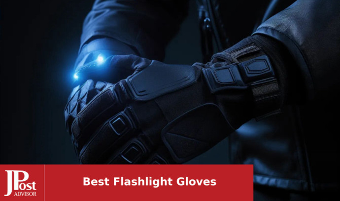 Waterproof Led Flashlight Gloves, Gifts for Men Dad Him Husband, Cool  Gadgets