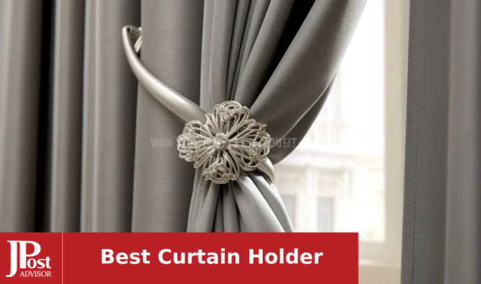 2Pcs Multi-Purpose Hooks Adhesive Curtain String Holder Practical
