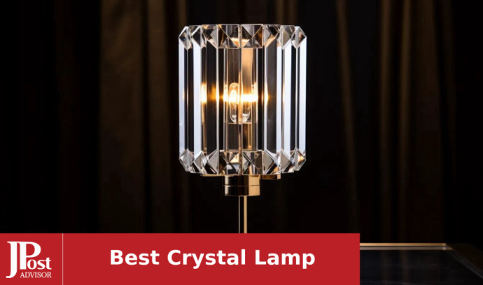 BGFHome Crystal Table Lamp RGB Color Changing Night Light