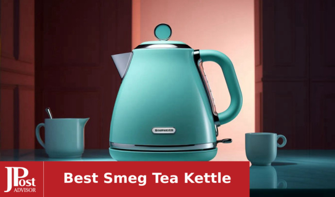 Smeg KLF03RGUS 50's Retro Style Aesthetic Electric Kettle with Embossed  Logo, Rose Gold
