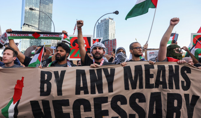 NYPD clash with protesters, makes dozens of arrests at pro-Palestinian demonstration in Brooklyn