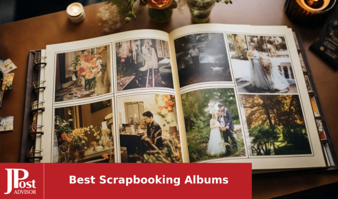 12 Inch Scrapbook Album Large Brown Scrapbooking Photo Album