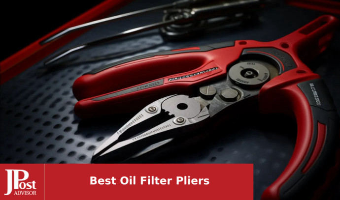 10/12-inch Oil Filter Pliers & Universal Adjustable Oil Filter