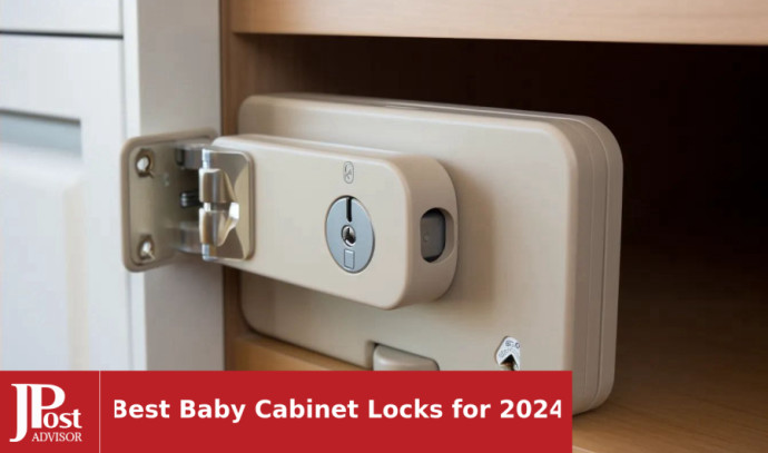 Cabinet Locks, Child Safety Cabinets Latches (8 Pack), Multi Use For  Cabinets, Drawers, Fridge, Oven, Easy To Use, White