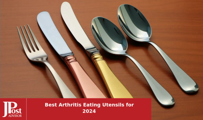 BUNMO Adaptive Utensils - Weighted Knives Forks and Spoons Silverware Set  for Elderly People Disability Parkinsons Arthritis Aid Handicapped Hand