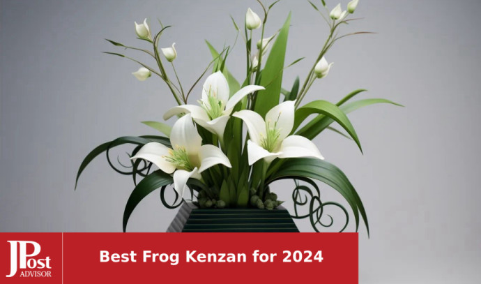 Kenzan Ikebana Flower Frogs, Japanese Kenzan Pin Frog, Stainless