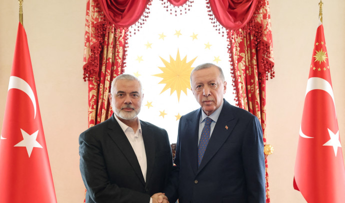 Hamas leader meets Erdogan in Istanbul