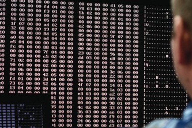 cyber hack virus hacking 370 (credit: Jim Urquhart/Reuters)