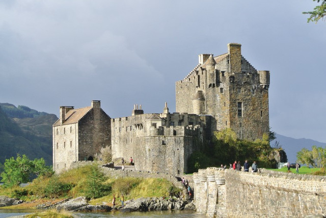 THE EILEAN DONAN Castle in western Scotland (credit: SETH J. FRANTZMAN)
