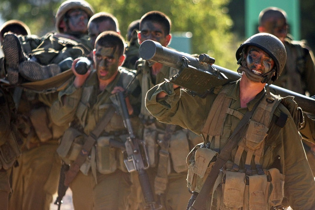 IDF soldiers in training  (credit: IDF SPOKESMAN’S UNIT)