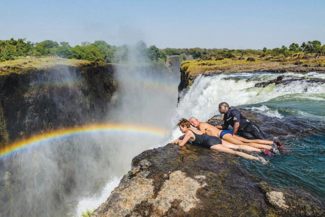 VICTORIA FALLS is just one of the many reasons to visit Zambia (credit: HILARY ZETLER)