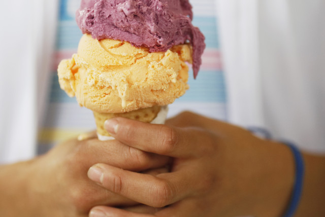Ice cream cone (illustrative) (credit: ING IMAGE/ASAP)