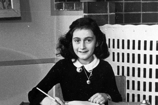 Anne Frank in 1940 (credit: Wikimedia Commons)