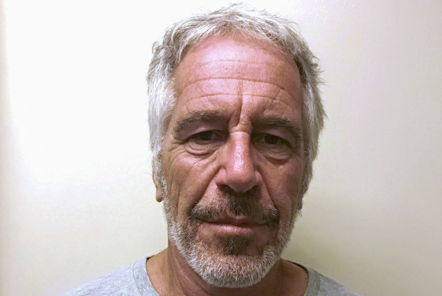Jeffrey Epstein appears in a photo taken for the NY Division of Criminal Justice Services' sex offender registry (credit: REUTERS)