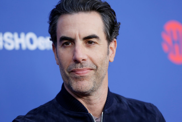 Sacha Baron Cohen arrives at the premiere of red carpet event for the screening for the Showtime Series ''Who Is America'', moderated by Sarah Silverman in Los Angeles, California, U.S., May 15, 2019 (credit: REUTERS/MONICA ALMEIDA)