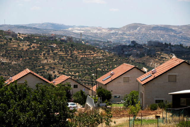 The Higher Planning Council is set to advance West Bank settler housing projects Sunday, including in Itamar. Picture taken June 15, 2020. (credit: RONEN ZVULUN/REUTERS)