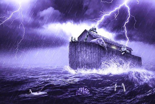 Great flood from the Bible. (credit: PIXABAY)