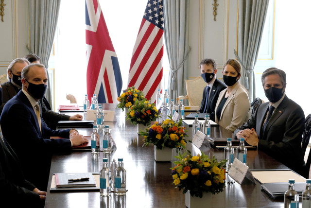 Britain hosts first G7 foreign ministers meeting since start of pandemic (credit: REUTERS)