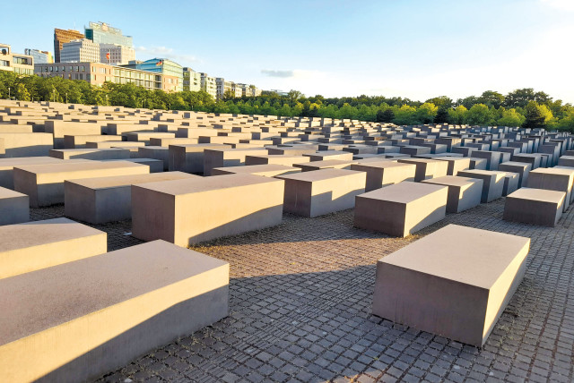THE MASSIVE cemetery-like Holocaust Memorial in Berlin. (credit: BARRY DAVIS)