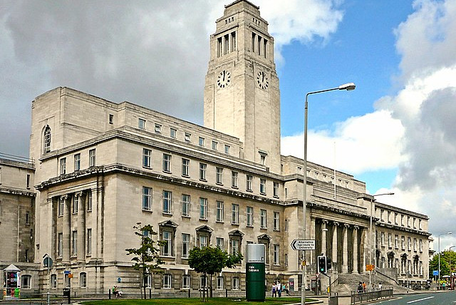  Parkinson Building, Leeds University, Leeds, England. (credit: Wikimedia Commons)
