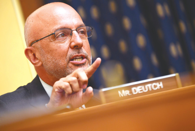  TED DEUTCH during a House Committee on Foreign Affairs hearing in 2020. As the American Jewish Committee’s next CEO, he will be facing a new set of challenges.  (credit: KEVIN DIETSCH/REUTERS)