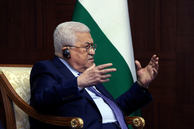  Palestinian Authority head Mahmoud Abbas at the 2022 CICA conference.  (credit: REUTERS)
