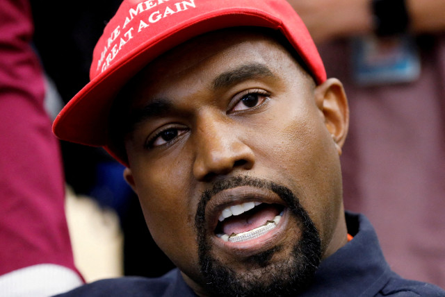 Rapper Kanye West speaks during a meeting with US President Donald Trump to discuss criminal justice reform in the Oval Office of the White House in Washington, US, October 11, 2018. (credit: REUTERS/KEVIN LAMARQUE/FILE PHOTO)