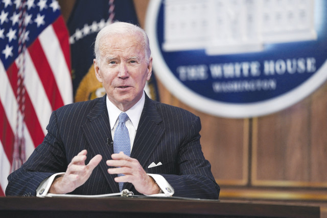  US PRESIDENT Joe Biden delivers remarks during a meeting with business and labor leaders at the White House, last week. The result of the midterm election considerably enhanced Biden’s credibility, says the writer