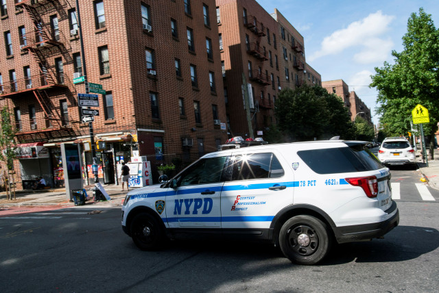  A NYPD car (illustrative) (credit: Eduardo Munoz/Reuters)