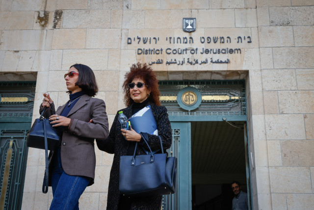  Yifat Ben-Hai Segev seen after a court hearing in the trial against former Israeli prime minister Benjamin Netanyahu, at the District Court in Jerusalem on December 13, 2022. (credit: OLIVIER FITOUSSI/FLASH90)