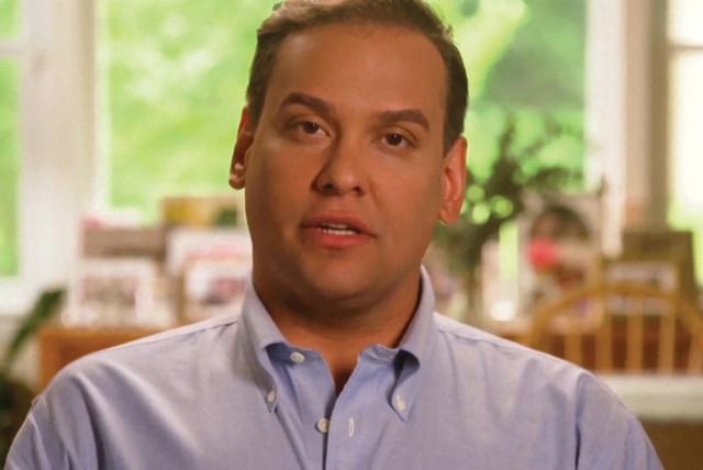  US REPRESENTATIVE-Elect George Santos appears in an undated still image from a political campaign video. (photo credit: George Santos campaign/Reuters)