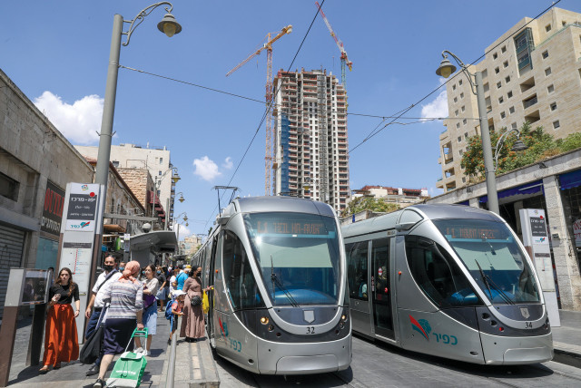  THE JERUSALEM light rail is undergoing some tweaks to make it more efficient. (credit: MARC ISRAEL SELLEM/THE JERUSALEM POST)