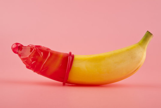  Banana sitting comfortably in a condom. (credit: CREATIVE COMMONS)