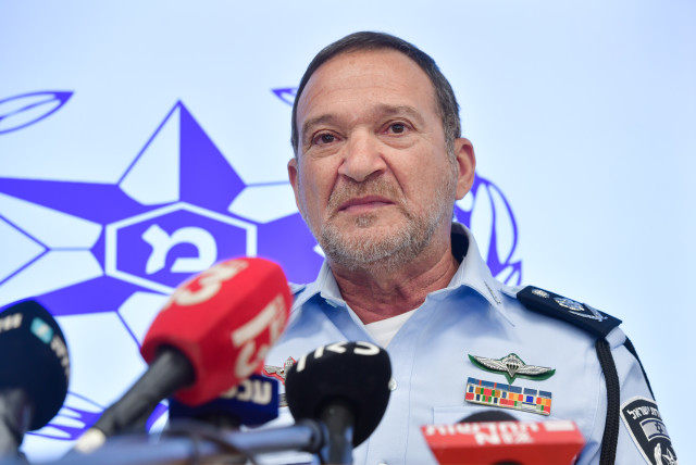 Israeli chief of police Kobi Shabtai holds a press conference in Tel Aviv, on March 11, 2023.  (credit: AVSHALOM SASSONI/FLASH90)
