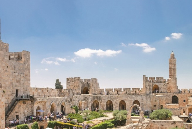  Renovations of Tower of David Museum, Jerusalem. (credit: RICKY RAHMAN)