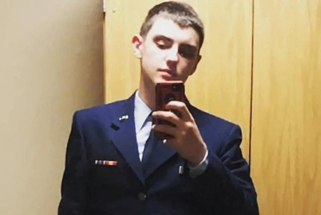  An undated picture shows Jack Douglas Teixeira, a 21-year-old member of the US Air National Guard, who was arrested by the FBI, over his alleged involvement in leaks online of classified documents, posing for a selfie at an unidentified location. (credit: SOCIAL MEDIA WEBSITE/VIA REUTERS)