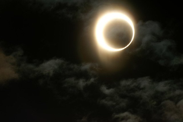 Annular solar eclipse. (credit: Wikimedia Commons)