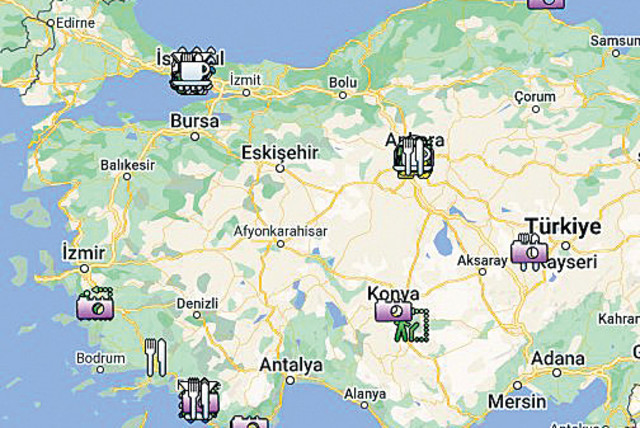  A Google map of Turkey/Turkiya. (credit: WIKIPEDIA)