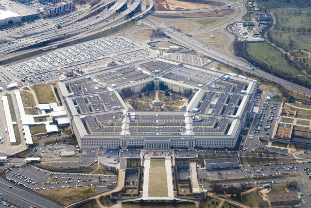  AERIAL VIEW of the Pentagon complex: Is there a cyberwarfare campaign that US institutions are hesitant to acknowledge?  (credit: JOSHUA ROBERTS/REUTERS)