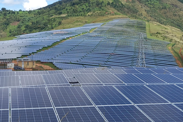  Gigawatt Global's 7.5 MW Solar Field in Burundi, completed in May 2021, providing over 10% of the country's electricity. (credit: GIGAWATT GLOBAL)