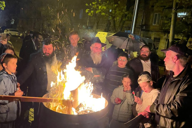  Kyiv Jewish community Lag Ba'Omer. (credit: UKRAINE CHIEF RABBINATE)