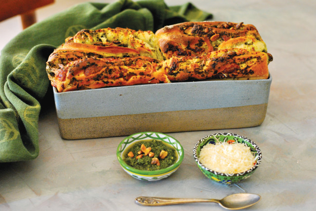  Cheese and pesto pastry (credit: PASCALE PEREZ-RUBIN)