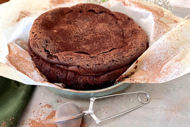  Chocolate Basque cheesecake (credit: PASCALE PEREZ-RUBIN)