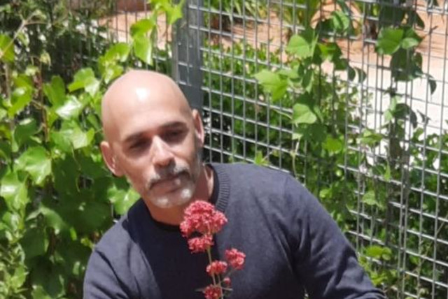  Udi Ohayon photographed in his butterfly garden (credit: Dana Reuveni)