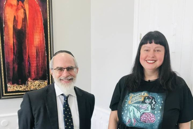  Schoultz completed an Orthodox conversion to Judaism in 2020.  (credit: COURTESY / SCHOULTZ)