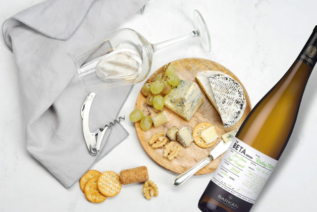  BARKAN Beta Riesling will pair well with cheese.  (credit: BARKAN WINERY)