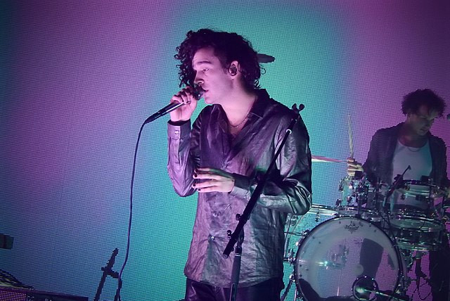 Matty Healy of The 1975 at the Kentish Town Forum, London. (photo credit: Wikimedia Commons)