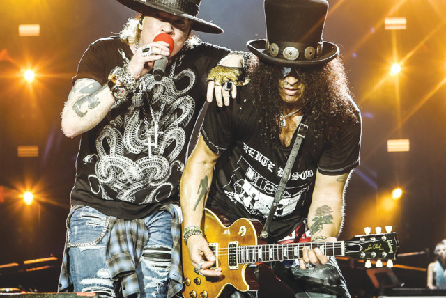 Guns N' Roses: Hard rock legends reunited and back in Israel - The  Jerusalem Post