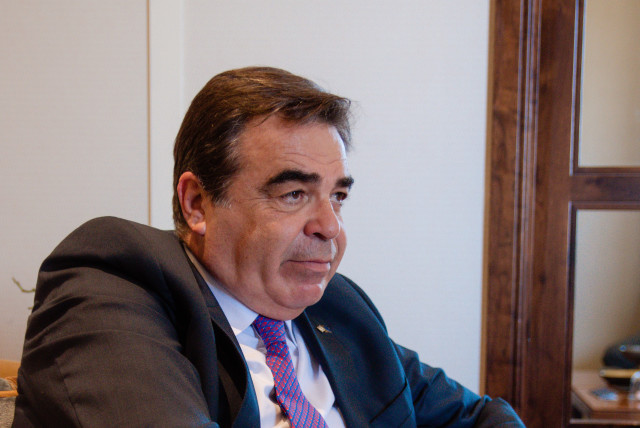  European Union (EU) Vice President Margaritis Schinas (photo credit: I. H. Mintz)